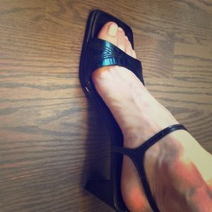 Franco Sarto black sandals